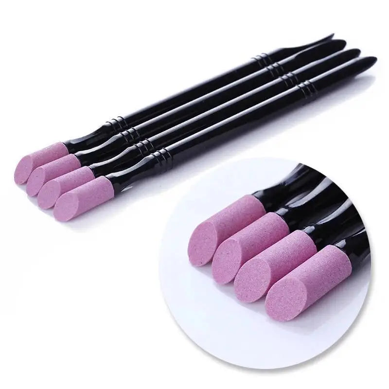 Nail File Cuticle Stone Pusher Nails Sanding Sticks Nail Art Pen Cuticle Remover Trimmer Buffer Manicure Tools Pushing Dead Skin