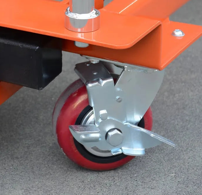 Portable Lifting Platform, Manual Hydraulic Warehouse Hoist, Small Loading Flatbed Vehicle