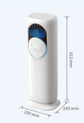 Air Conditioner Fan Humidifying Portable Warm Heating Water Ice Addition Rapid Dual Function Heating Cooling Air Conditioner