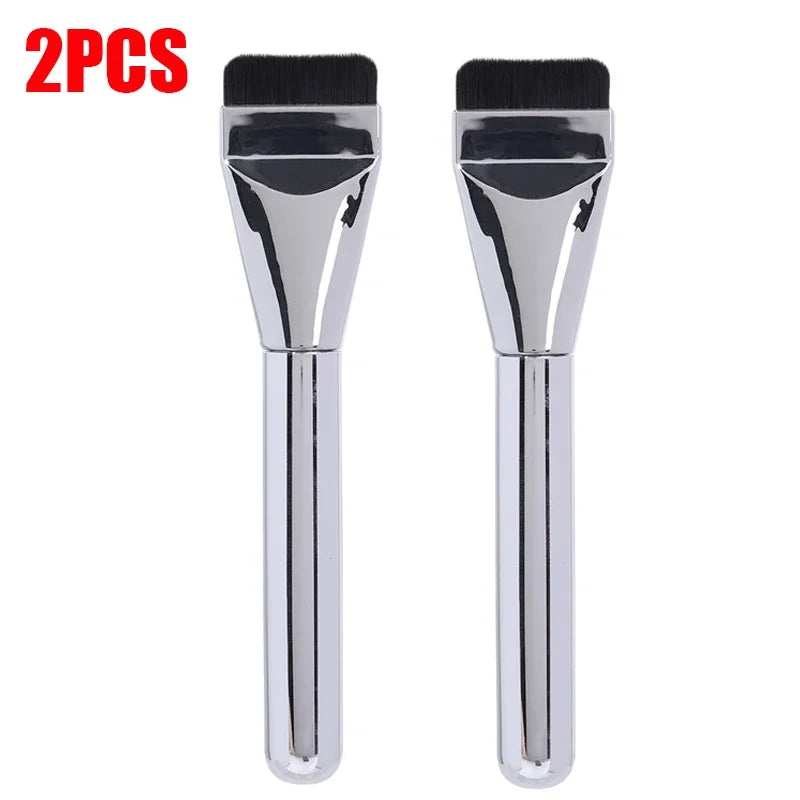 Ultra Thin Foundation Makeup Brushes 20PCS Soft Lightweight and Flat Face Contouring Shadow Brush Blending Mask Cosmetic Tools