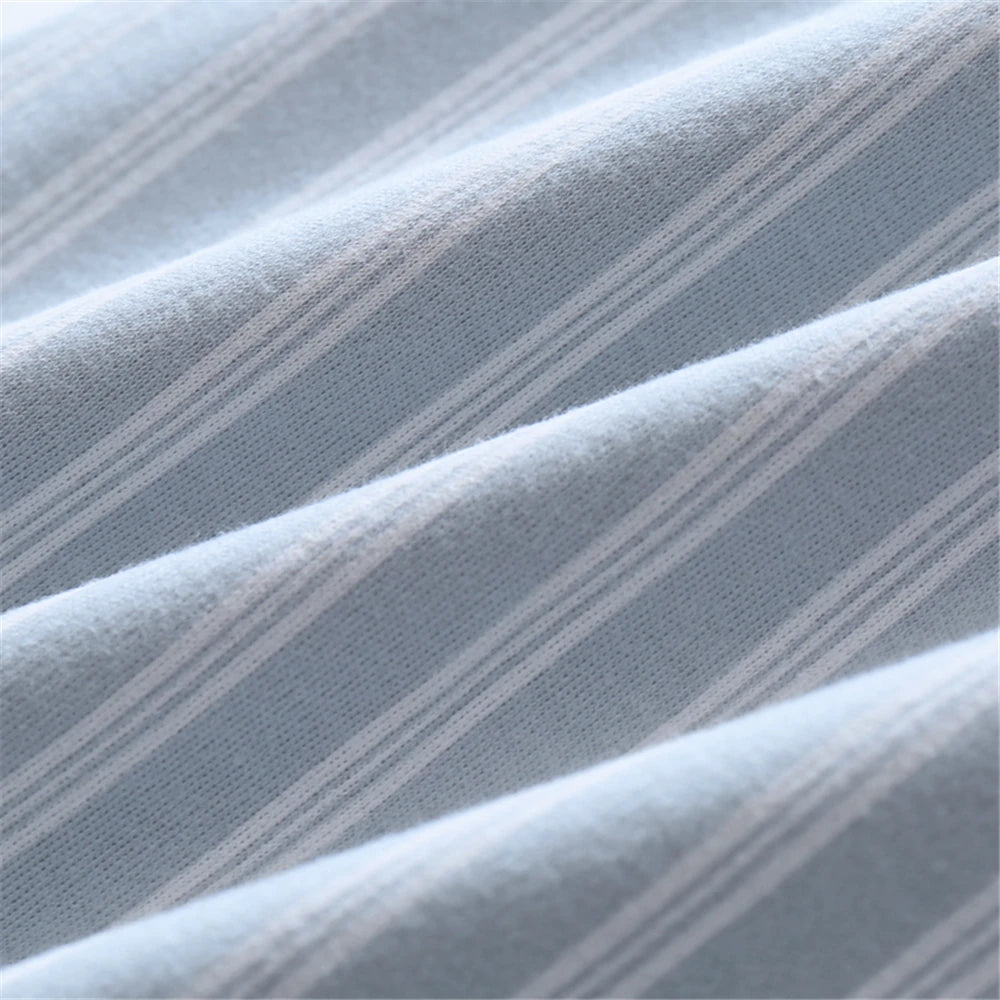 Summer Thin Vest-Style Children's Sleeping Bag, Comfortable at Home, Pure Cotton Striped Split-Leg Sleeping Bag