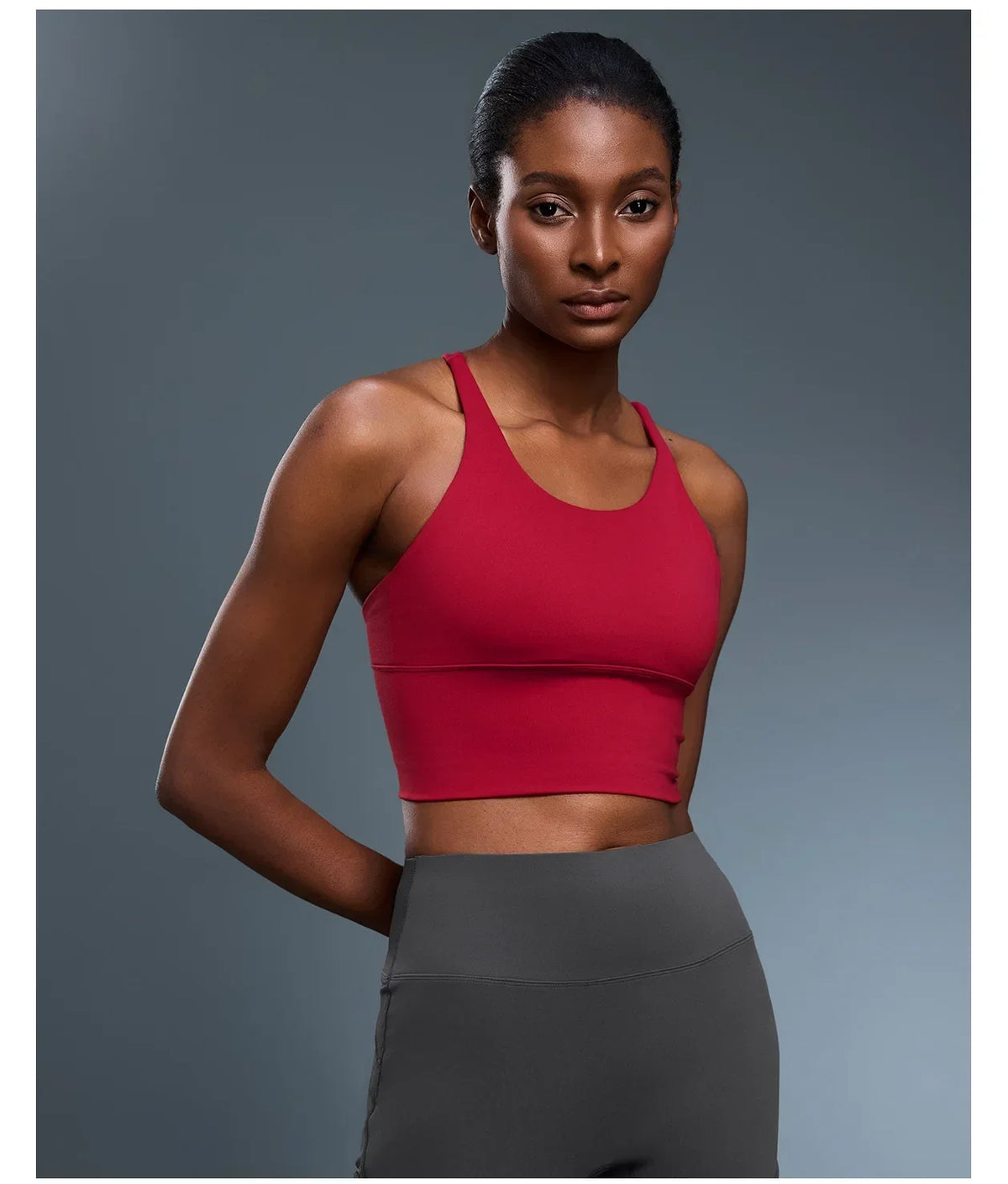 New Style Sports Bra: Shock-Absorbing, Sexy Open-Back, Thin-Strap Tank Top for Women's Yoga