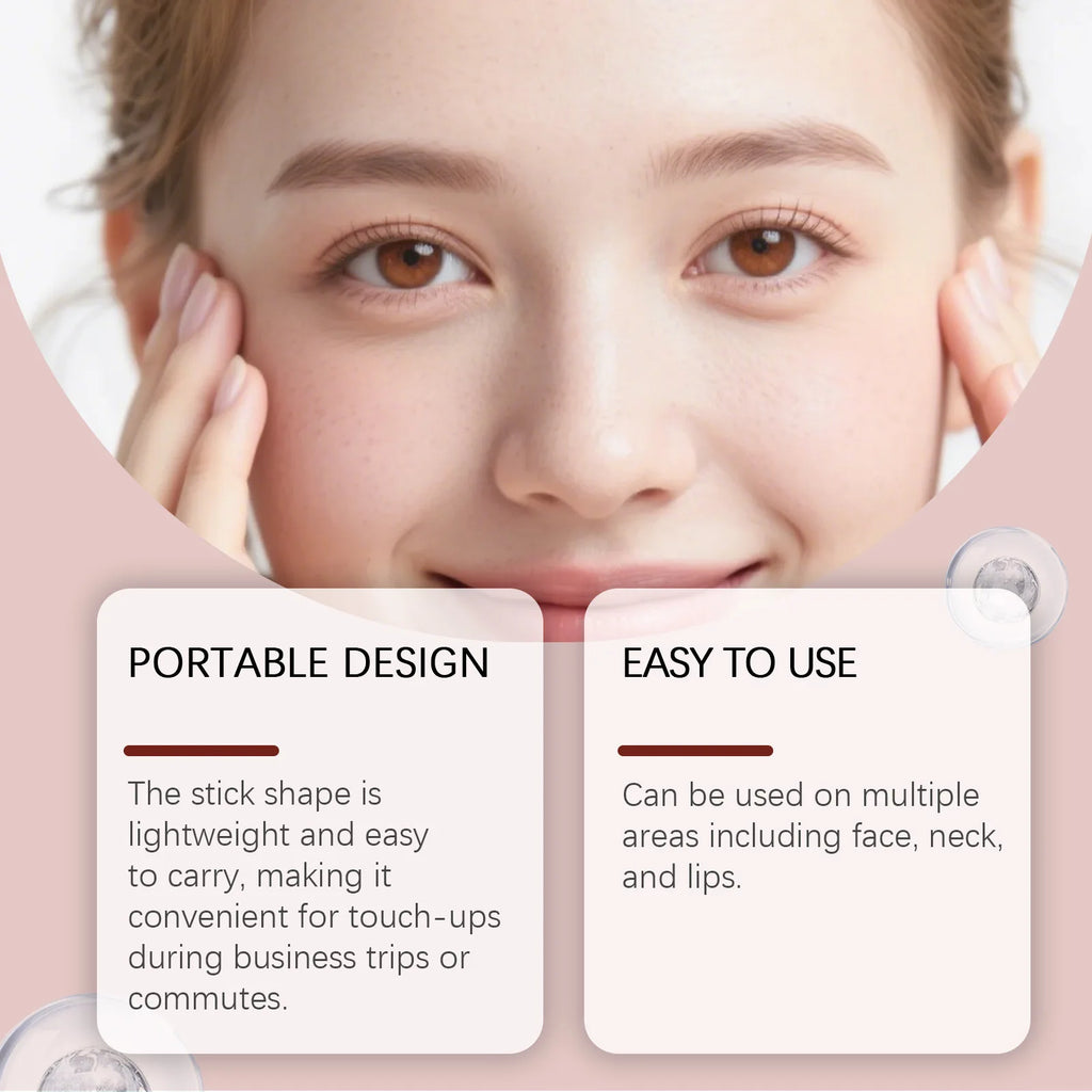 PDRN Infused Pink Collagen Multi Balm Stick Hydrating Firming Wrinkle Care Stick Target Face Neck Eye Lip Dry Dull Skin