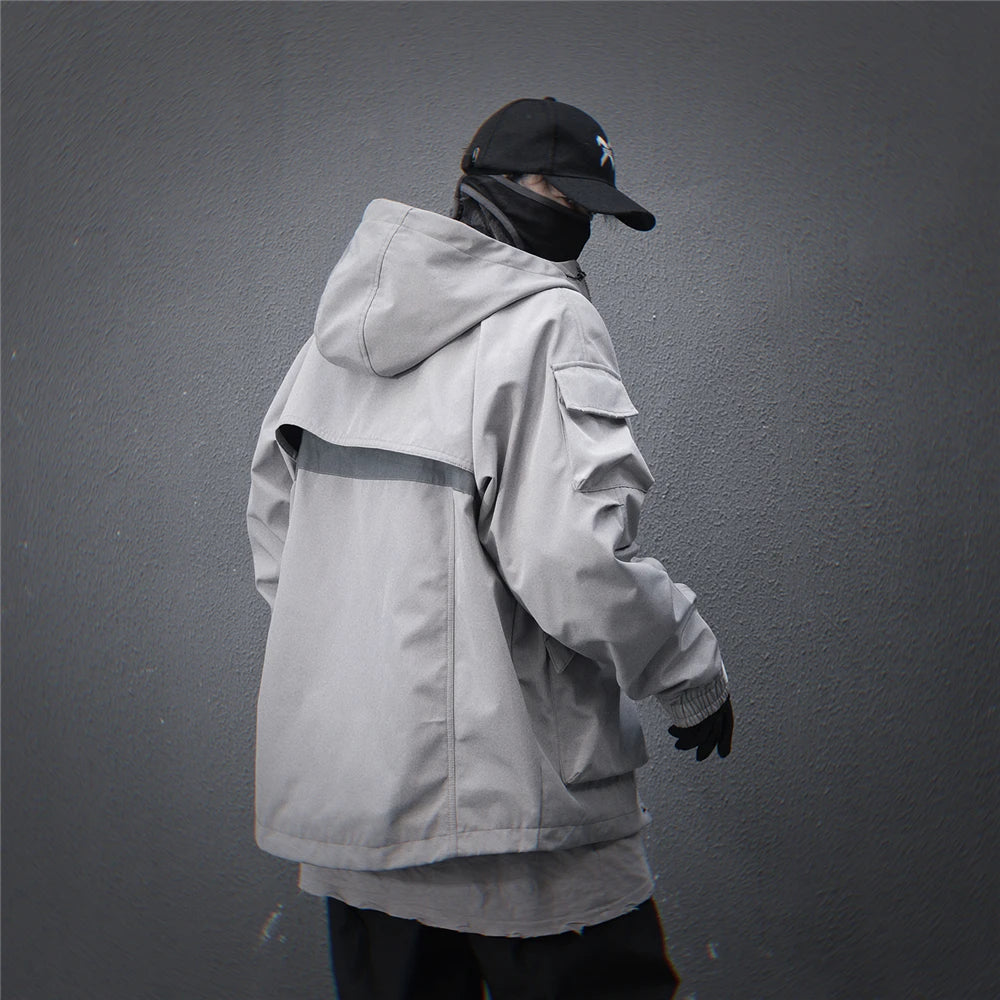 11 BYBB'S DARK 2025 Tactical Jackets Hooded Windbreaker Mens Cargo Function Jacket Fashion Coats Outwear Techwear Streetwear  ﻿