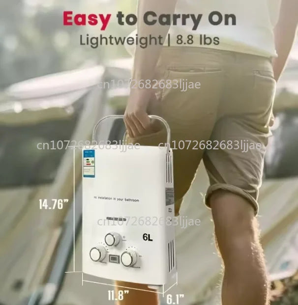 2026 new outdoor water heater for RV portable gas water heater camping water heater