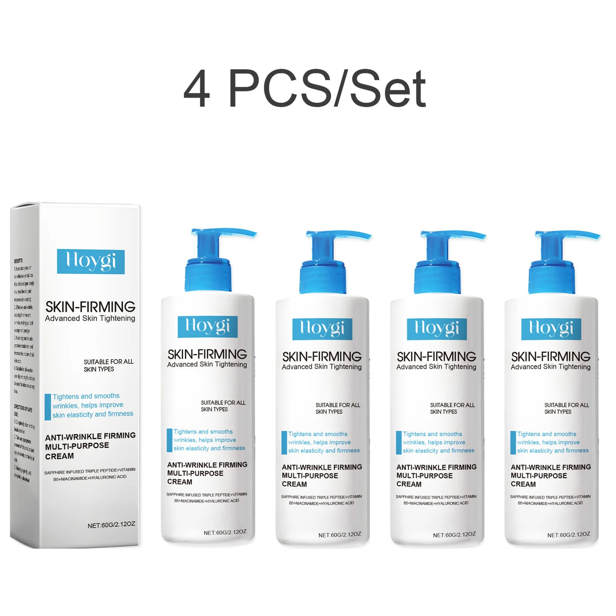 Hoygi Skin Firming Essence Lotion Body Cream Copper Peptide Niacinamide Hydrating Brightening Anti Wrinkle Face Body 60g