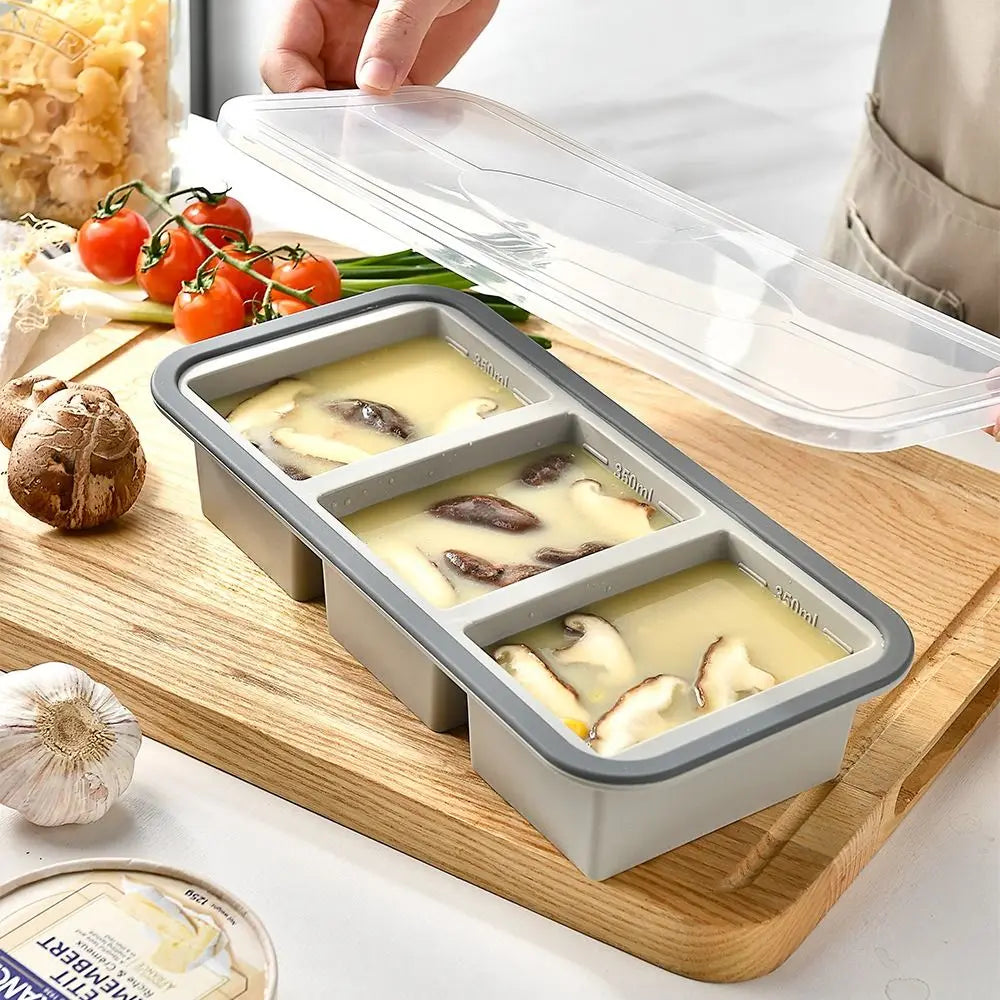 2/3/4 Grid Lunchbox Compartmentalized Wheat Straw Picnic Storage Boxs Durable Dinnerware Lunch Box