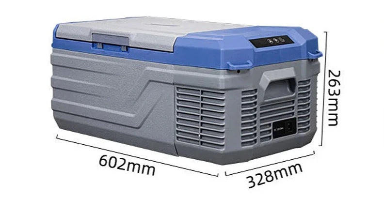 35L Car Fridge, 12V/24V Portable Refrigerator with APP Control, Compressor Cooler for RV/Truck/Camping, -20℃~20℃, Freezer