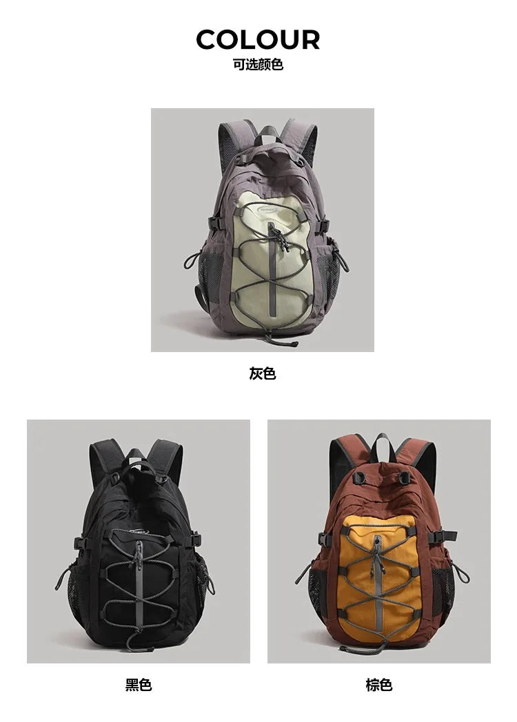 Small Outdoor Travel Backpack for Women, Lightweigh Waterproof Hiking and Mountaineering BackpackJunior High School Bag Student