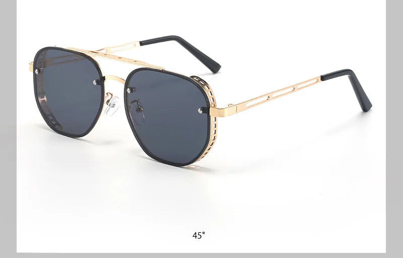 Fashionable New Style Sunglasses Trendy Outdoor Sun Protection Travel Glasses High-end Sun-shading Glasses8820