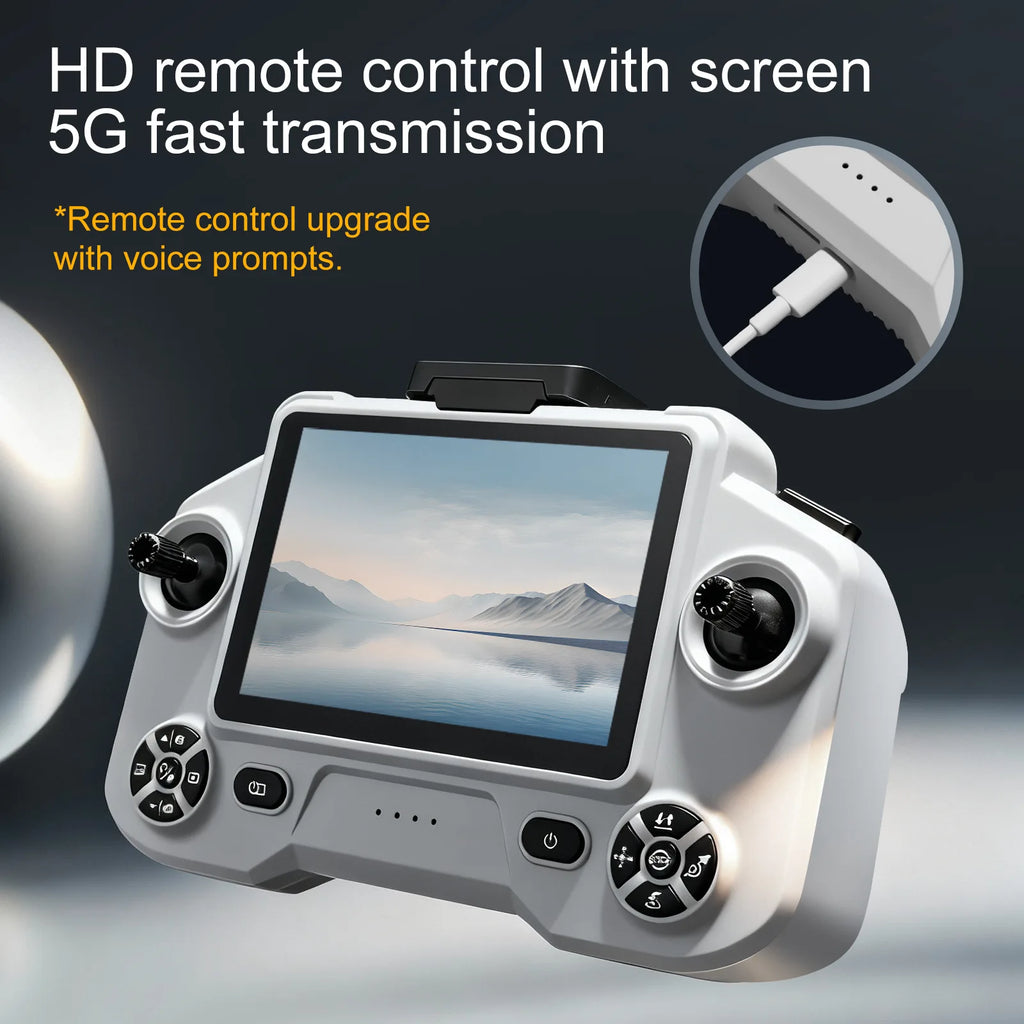 YLRC YL059 RC Drone Airdrop GPS WIFI FPV 180° ESC 4K Dual Camera Smart Follow Obstacle Avoidance Quadcopter 4.5" Screen