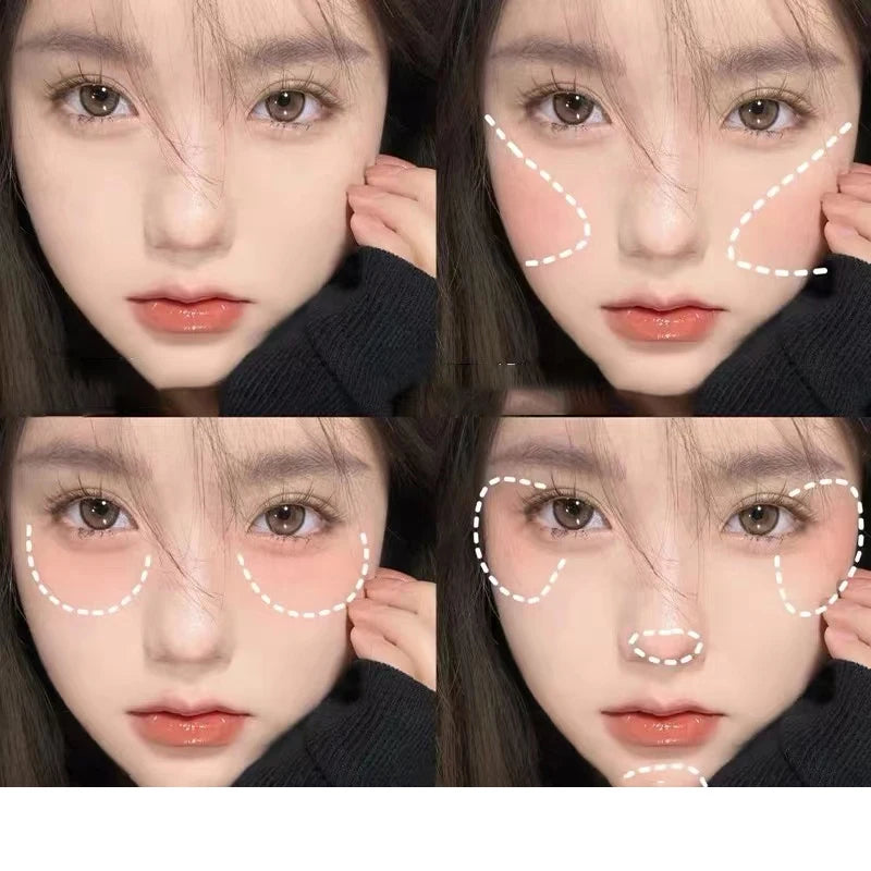 Lavender Matte Liquid Blush Velvet Heart Strawberry Peach Face Pigment Lasting Beauty Natural Cheek Tint Cream Blush Makeup