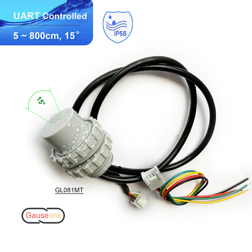 Underwater Submarine Ultrasonic Sensor Module Probe for Distance Measurement Obstacle Avoidance IP68 UART/RS485 Range 600cm