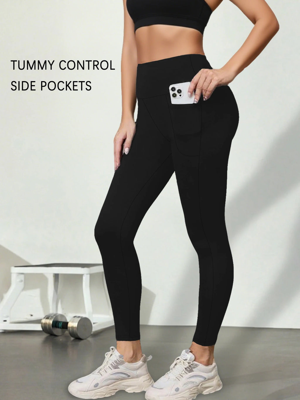Women's Super Soft Leggings with Pockets, High Waisted Tummy Control for Yoga Workout and Casual Lounge Wear Comfort
