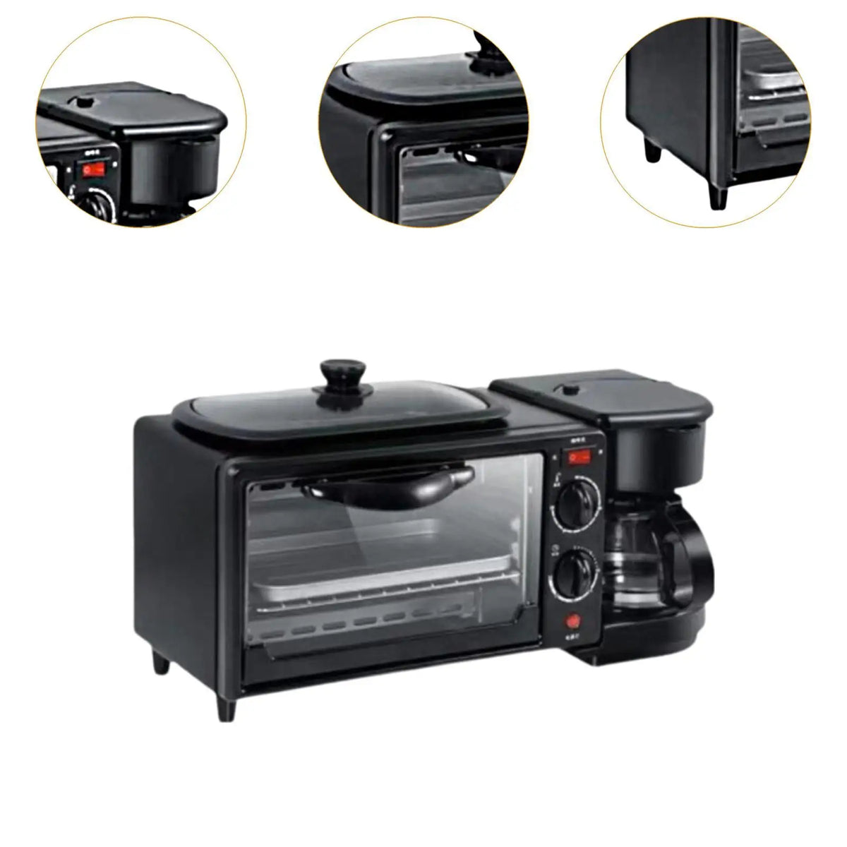 3 in 1 Breakfast Machine Household Small Kitchen Appliances for Sandwich Egg