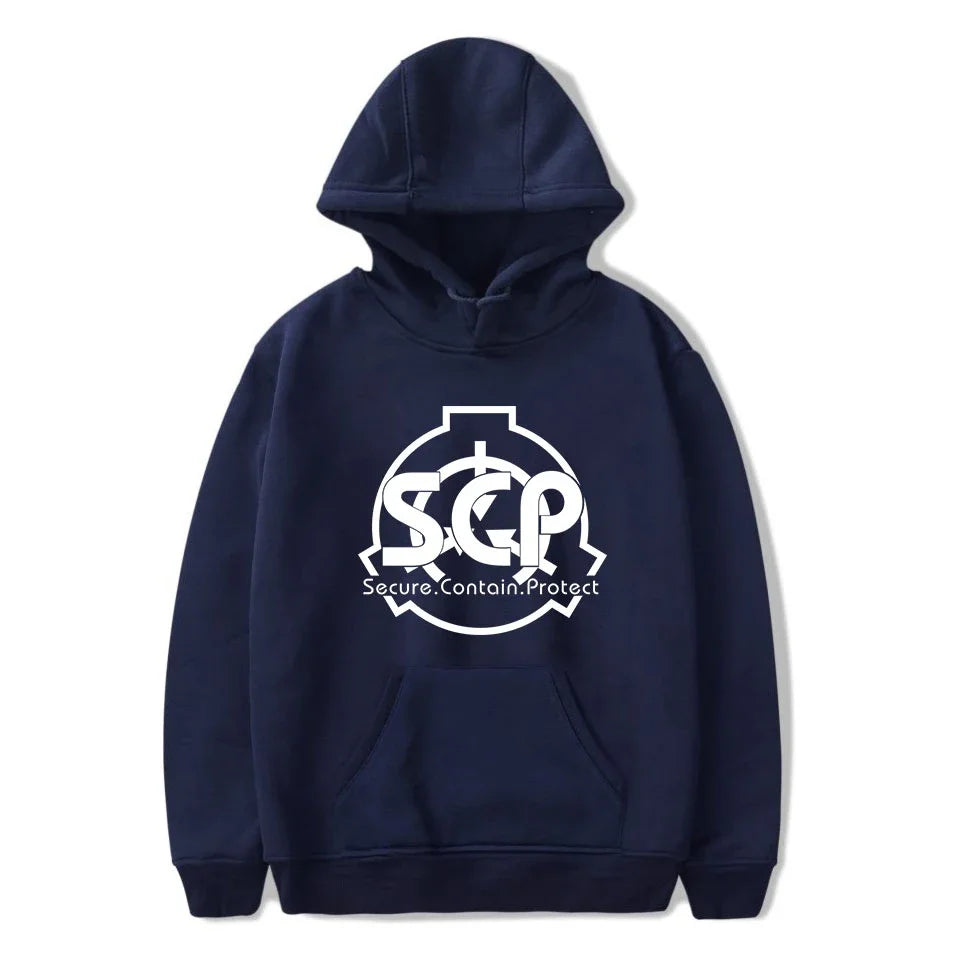 Scp Foundation Hoodie 2025 New Autumn Winter Fashion Men Women Soft Warm Casual Sweatshirt Black Comfortable streetwear