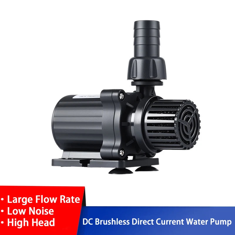 DC12V Brushless Direct-flow Water Pump for Garden Fountains Industrial Use Agricultural Irrigation Solar Water Supply EU Plug