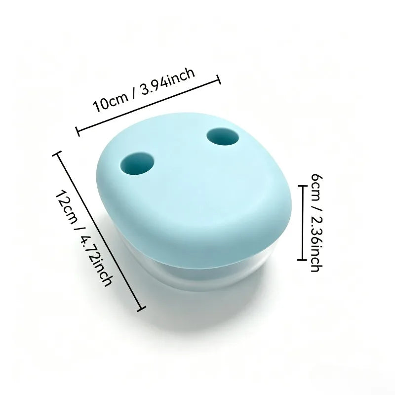 1PCS Creative Food Storage Container Lunch Box Anti-Dirty Bowl Keeps Hands Clean, Suitable for School, Office, and Picnics