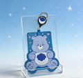 Care Bears Cute Bear Shaped Card Holder with Retractable Reel – Adorable Bag Charm for ID & Cards
