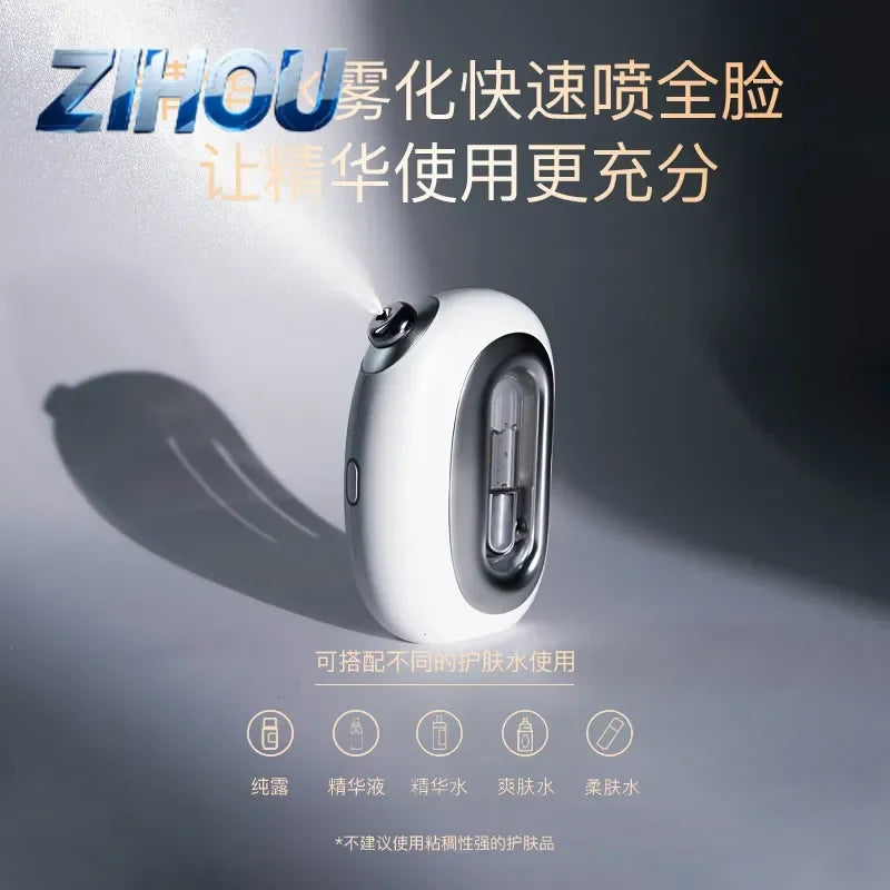 for Water Light Meter Facial Hydrating Moisturizing High Pressure Oxygen Injection Handheld Cold Spray Collagen Beauty