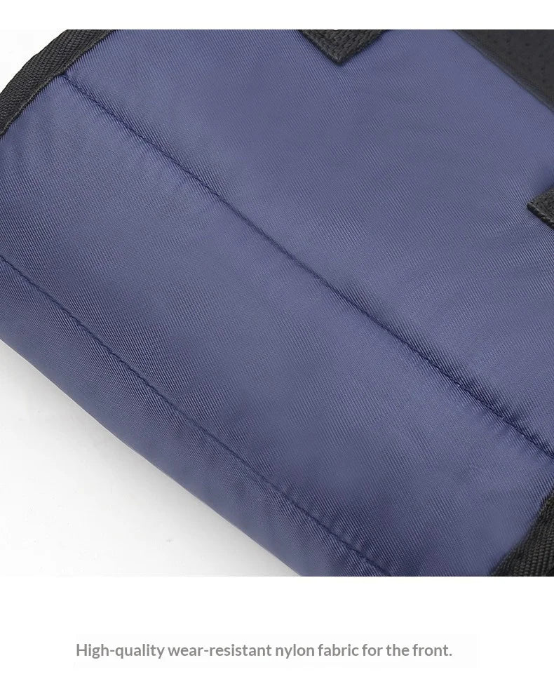 Homefish Portable Airplane Foot Hammock Adjustable Travel Flight Carry On Office Under Desk Foot Rest Black