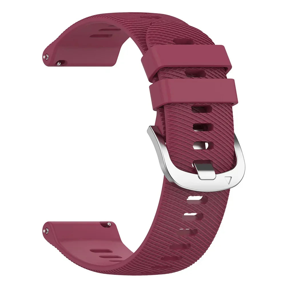 Silicone Strap For Garmin Vivoactive 5 4 Band Forerunner 165 265  255 245 645/Venus 3 Watchband 20mm 22mm Sports Bracelet Correa