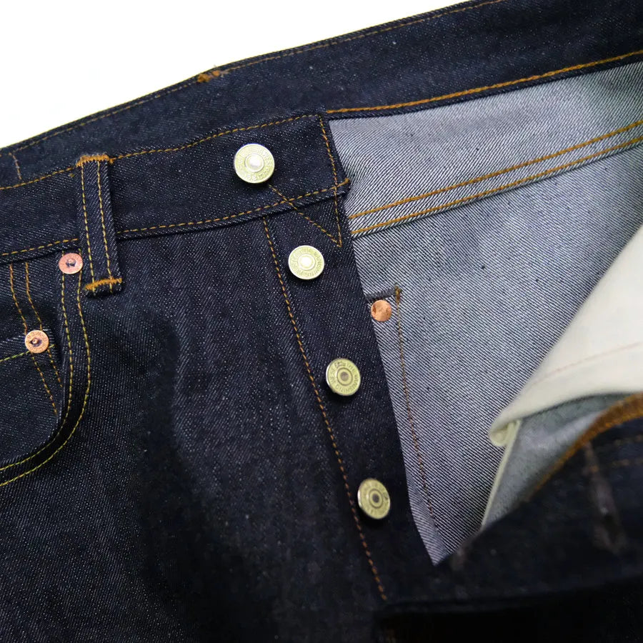 FREEWHEELERS 601XX 1951, five bags of 14oz indigo vintage jeans