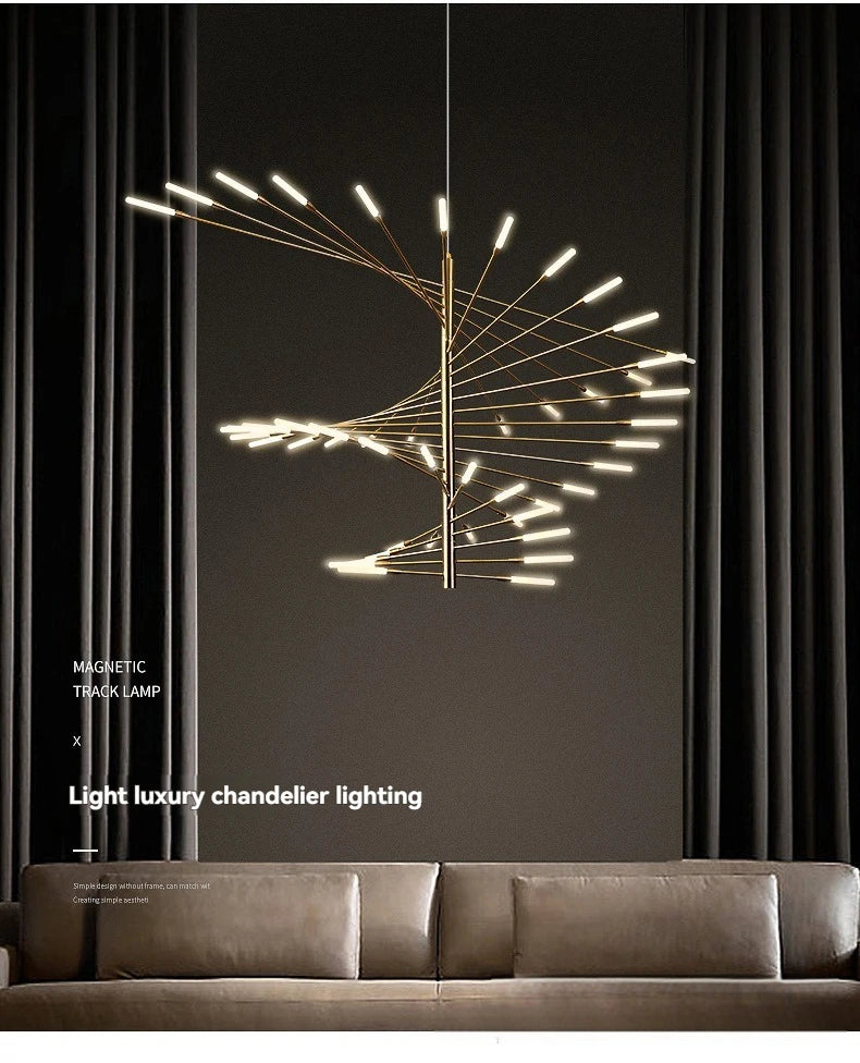 Modern LED Ceiling Pendant Light-modern Dimmable Lighting for Living Room, Kitchen, and Luxury Room Decoration
