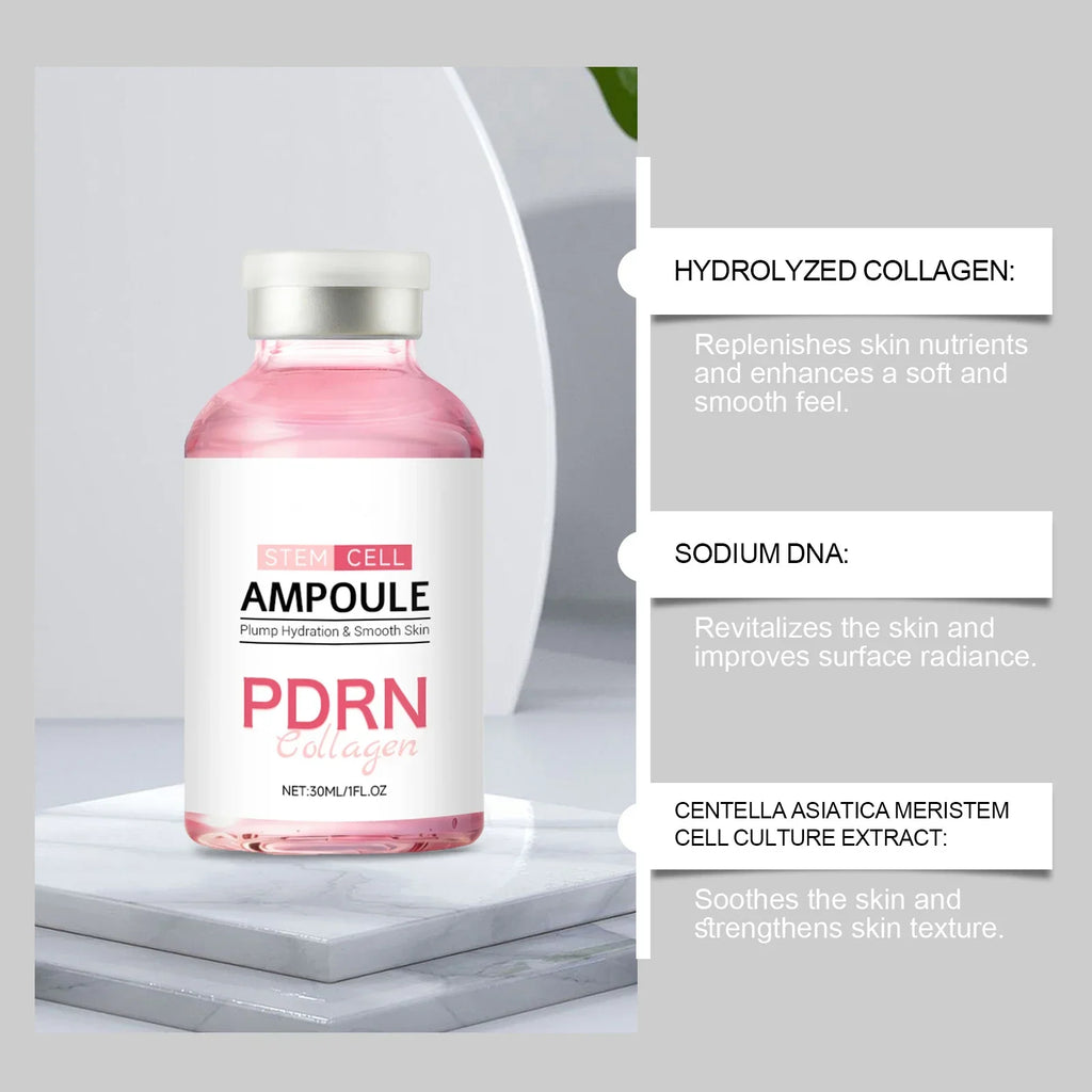 Korean Collagen Peptide Ampoule Serum Intensive Firming Lifting Moisturizing Nourishing Plumping Facial Skin Care Essence
