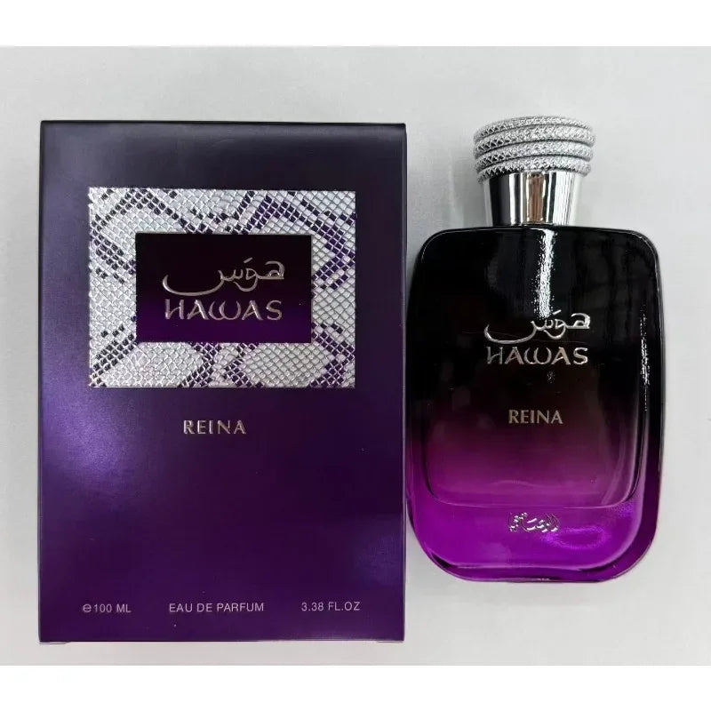 HAWAS 100ML Unisex Eau De Parfum Long Lasting Woody Aquatic Floral Fruity Oriental Fresh Perfume Fragrance