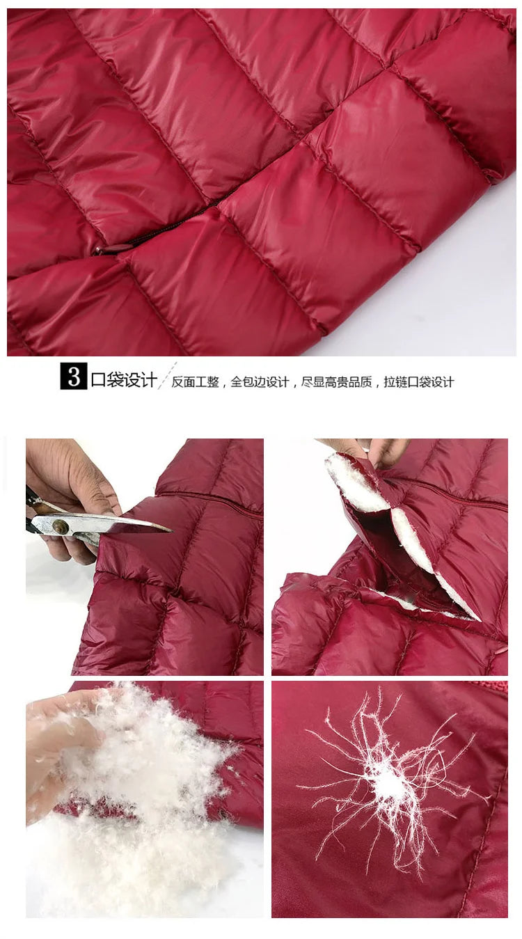 Down Jacket Women Coat Autumn Winter 2022 Spring Jackets for Warm Quilted Parka Ladies and Light 2021 Female Ultralight Hooded