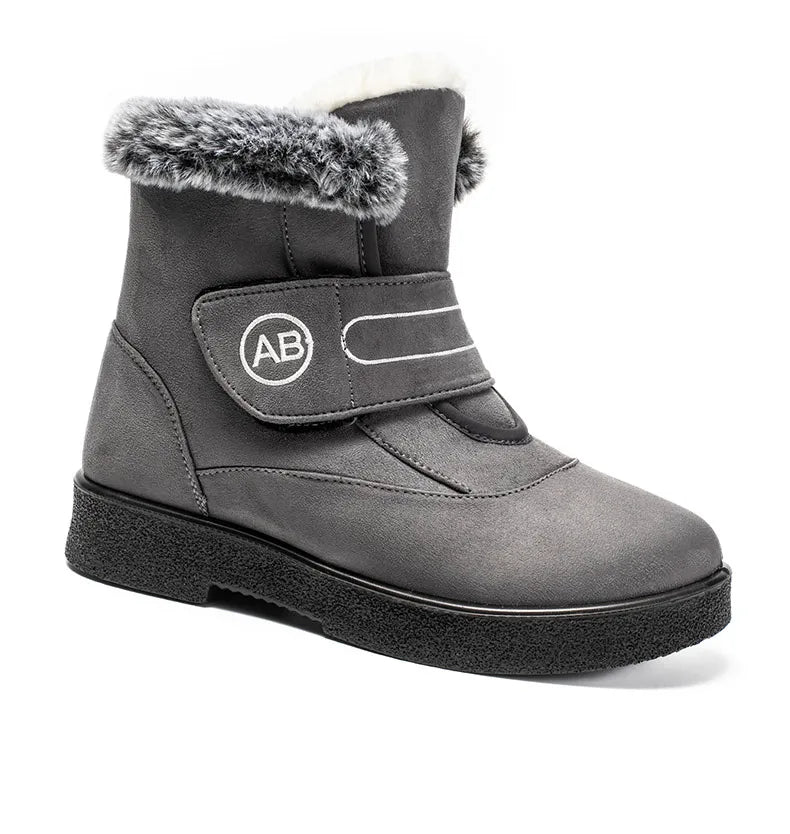Women's Boots Super Warm Ankle Boots For Women Fur Shoes Winter Shoes Woman Snow Boots For Winter Low Heels Shoes Botas Mujer