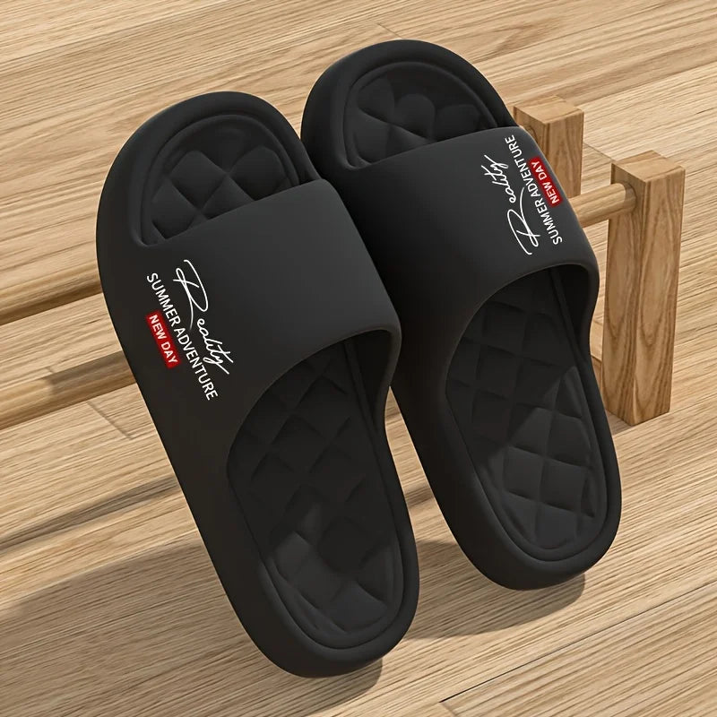 EVA Men's Home Slippers Summer Soft Lightweight Innovative Design Shoes for Indoor Outdoor Leisure Activities