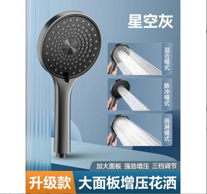 New Large Flow Rainfall Shower Head 25cm Top Sprayer High Pressure Shower Head Water Saving Shower Faucet Bathroom Accessories