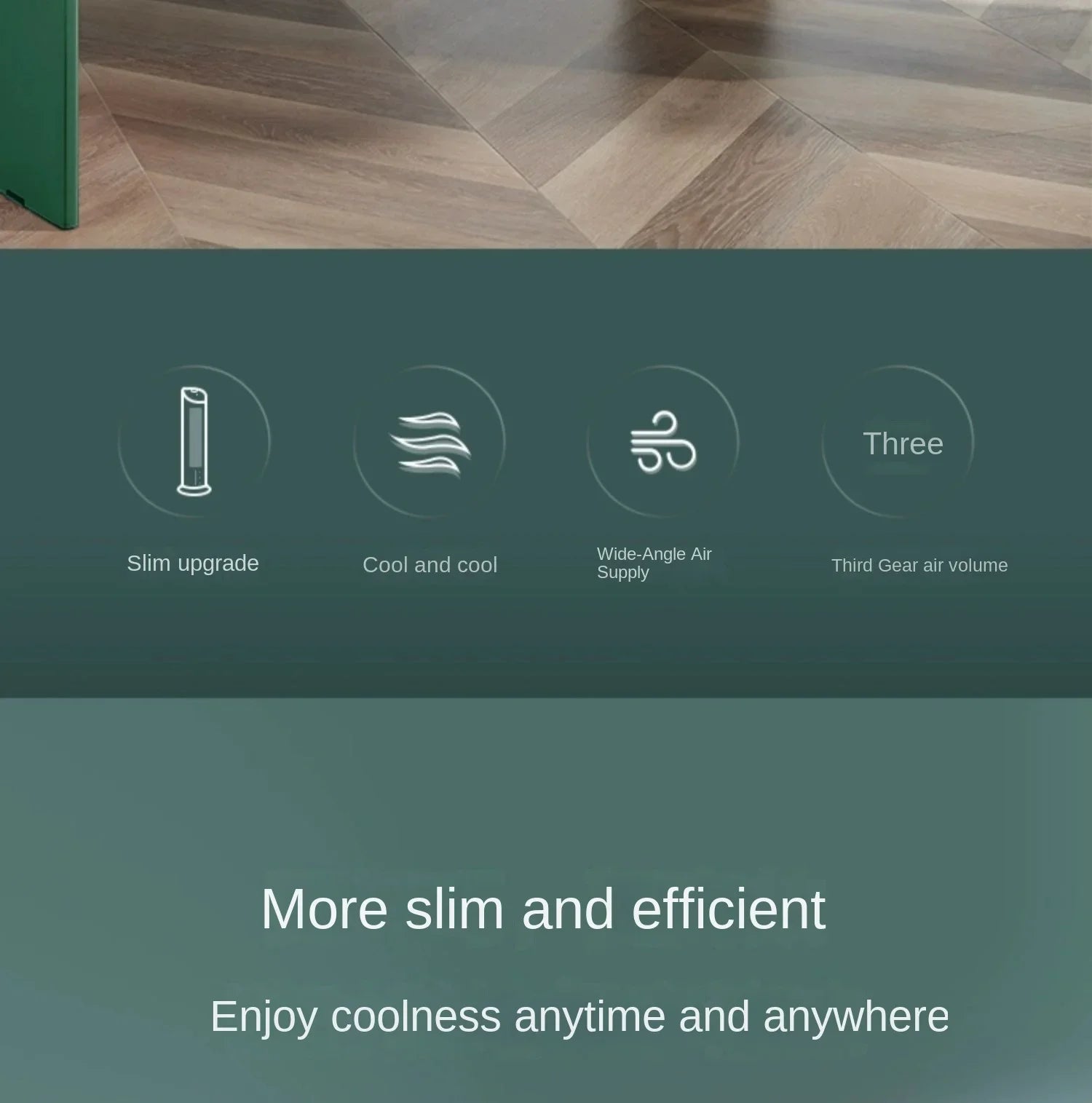 Gree 220V Portable Mini Air Conditioner Fan Household Mobile Tower Water Cooler Fan LYH