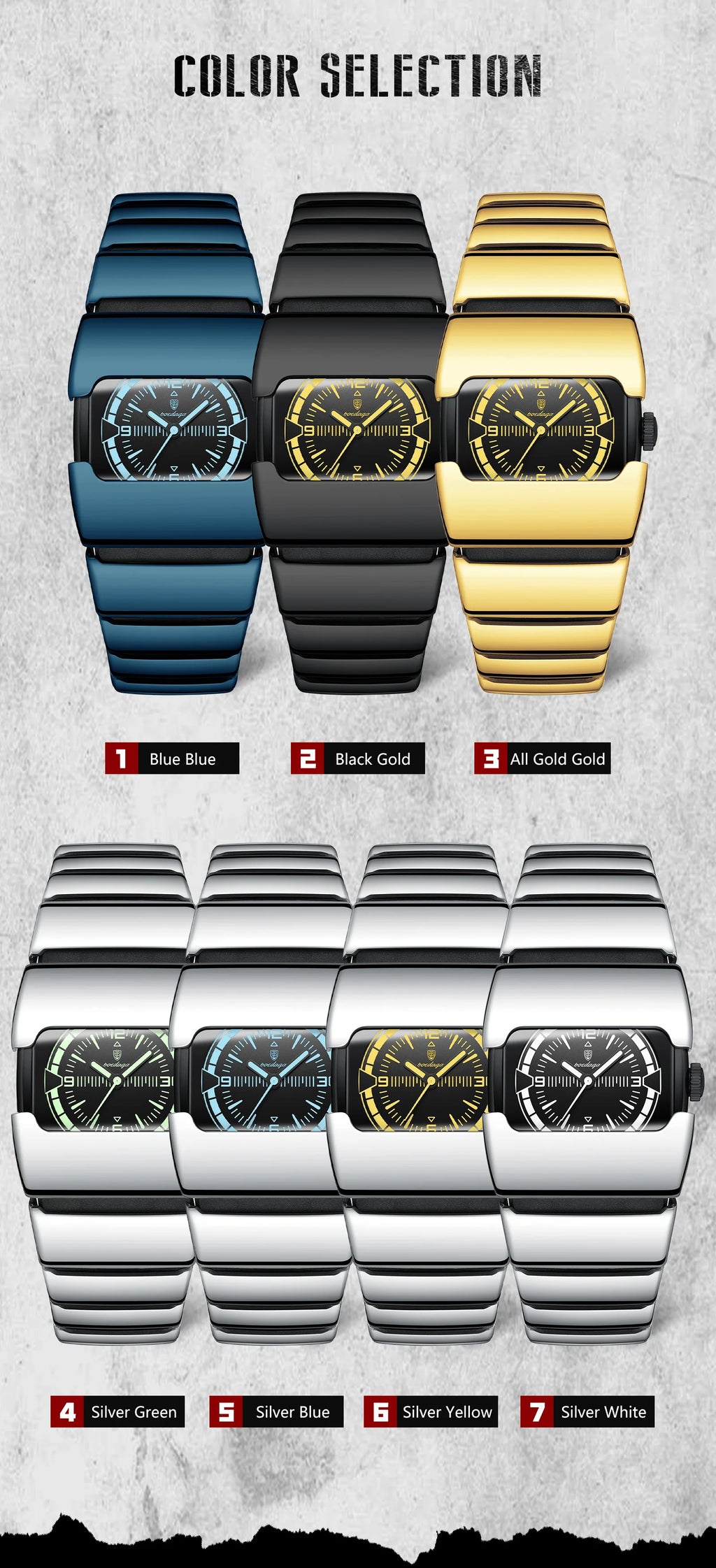POEDAGAR Original Casual Man Wristwatch Waterproof Luminous Stainless Steel Watch For Men Sports Quartz Men's Watches Male Clock