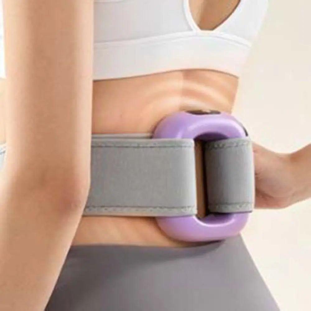 Portable Electric Fascia Massage Ring Ergonomic Fat Burning Electric Body Slimming Machine Adjustable Speed with Belt