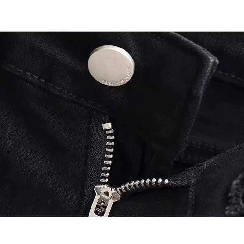 Summer Black Hot Shorts for Women Sexy Low Rise Y2K Gothic Tight Denim Short Pants Female Harajuku Streetwear Grunge Mini Shorts