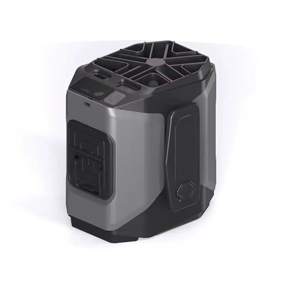 Portable Waist Fan 10000mAh with Power Bank LED Lighting Hanging Neck Fan 5 Speed Strong Airflow Cooling Fan for Outdoor Working