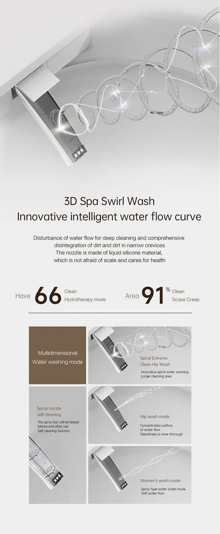 Modern Bathroom Smart Toilet Black Ceramic Automatic Electronic Control Bidet Wc Toilet