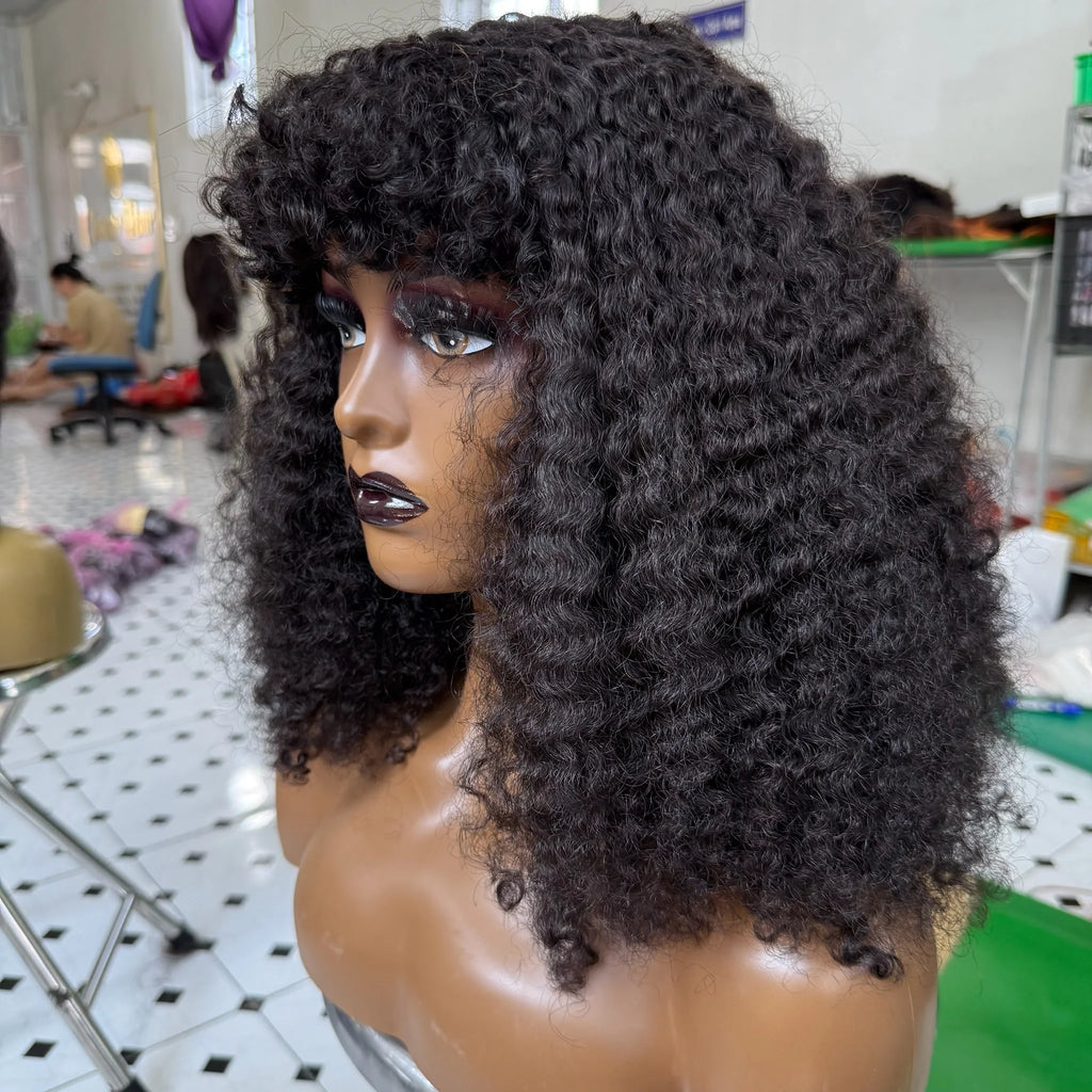 Burmese curly wig Vietnamese hair 100% Human Hair HAIR STYLIST
