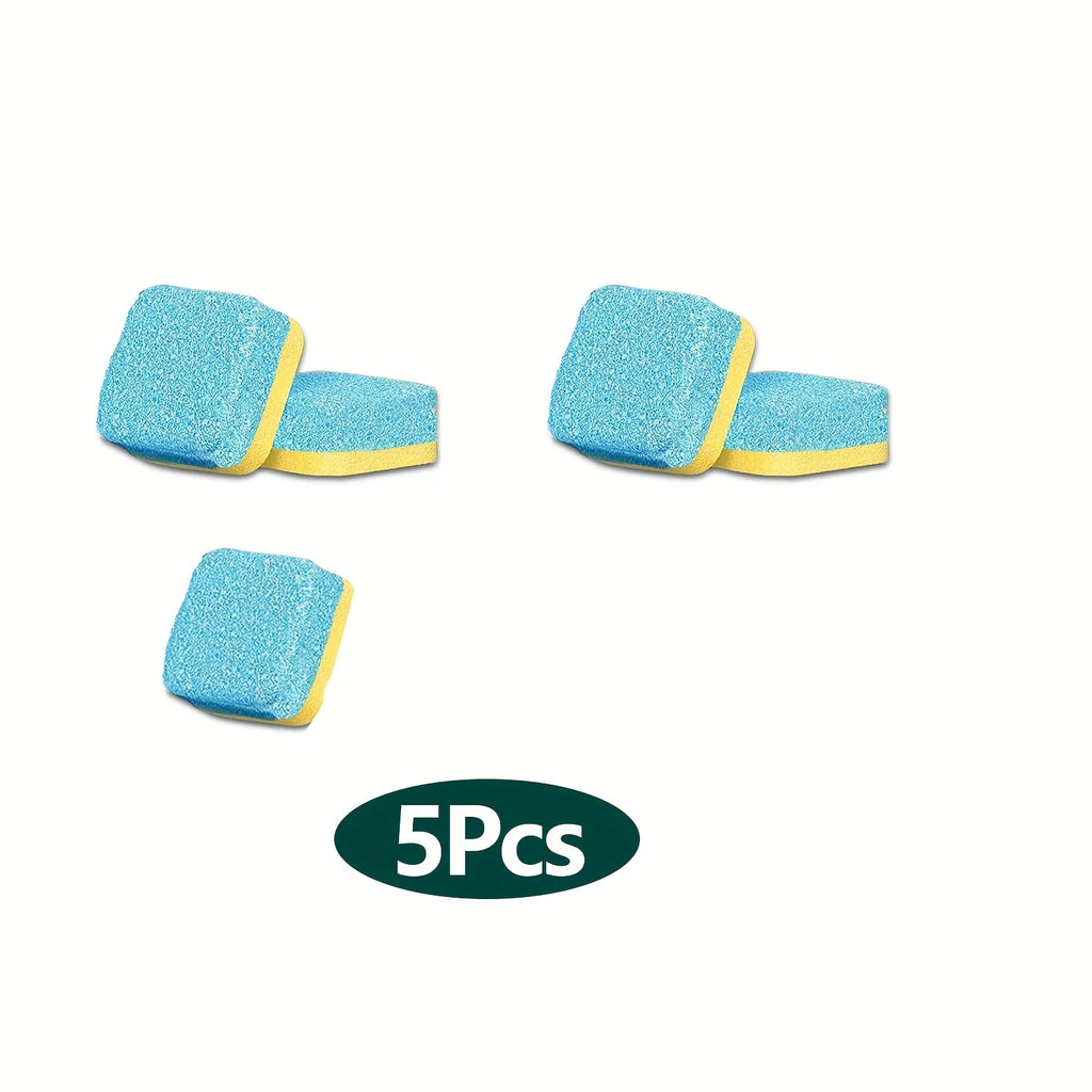 Washing Machine Cleaner Tablets 5/25/35 Count, Lemon Scent, Deep Cleaning, Dirt Remover, Clean Laundry Washer Drum and Tub