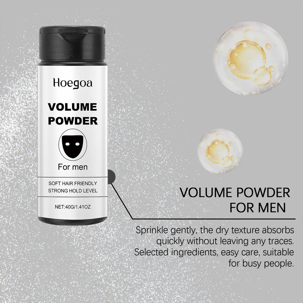 Volumizing Styling Hair Powder Absorb Excess Increase Hair Volume Oil Control Instantly Voluminous Fresh Grease-Free man women