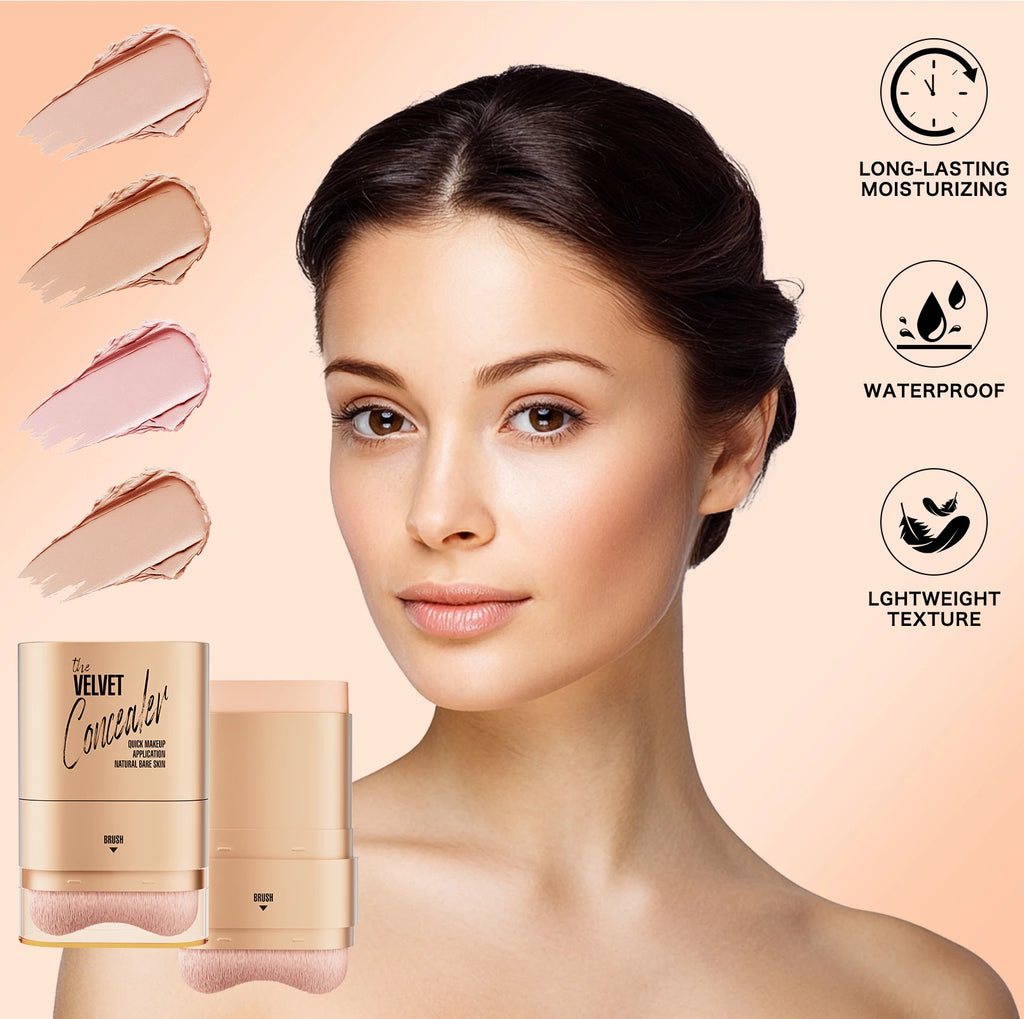 Four-Color Concealer to Cover Dark Circles, Tattoos, Acne Marks, Facial Concealer, Contouring, Waterproof Foundation, Beauty Makeup