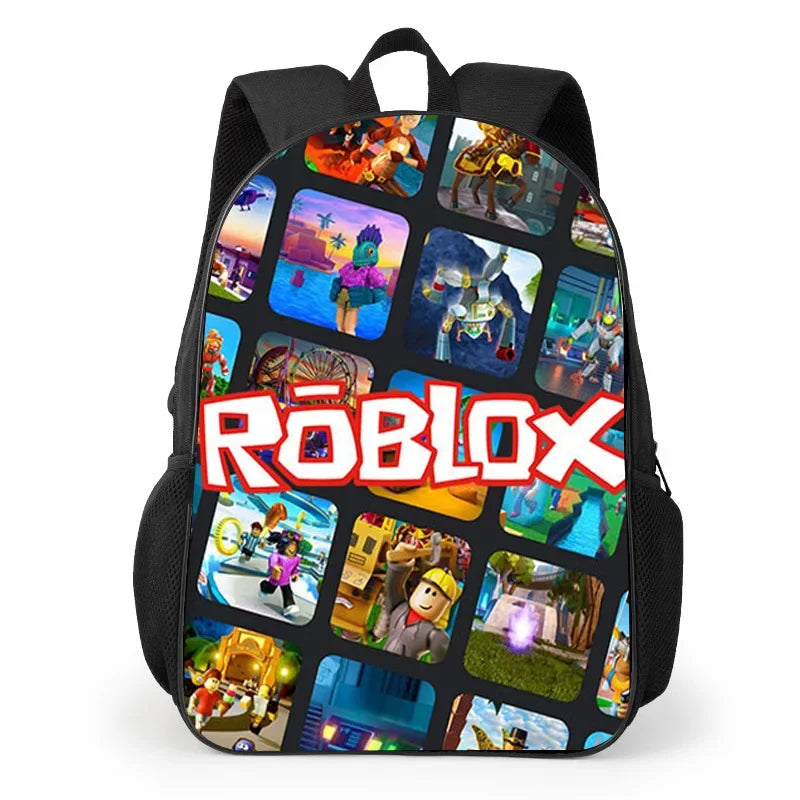 Robloxs Cartoon Peripheral Backpack for Students  Bags Teens Daily Backpack Travel Rucksacks Daily Necessities