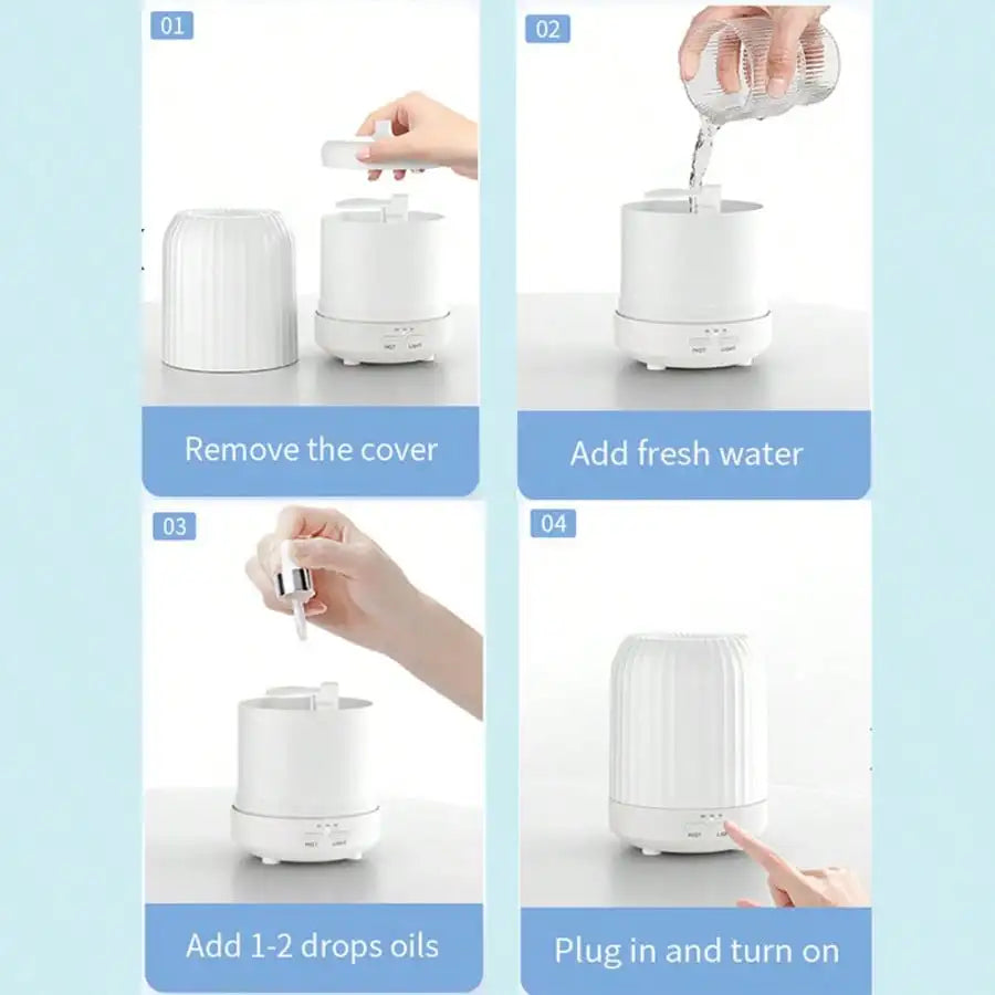 250ml Ultrasonic Essential Oil Diffuser - Quiet Home Humidifier With 7 LED Lights And Auto Shut-Off Timer, Suitable For Large Rooms, Children's Bedrooms, Hotels, Plant Rooms, Sleep Aromatherapy.sr25080200168157191