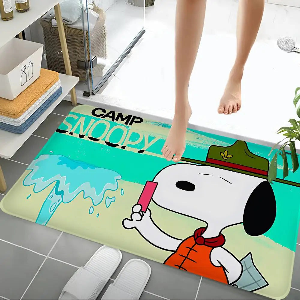 Cute Dog S-Snoopy Kitchen Mat Cheaper Anti-slip Modern Living Room Balcony Printed Modern Home Decor