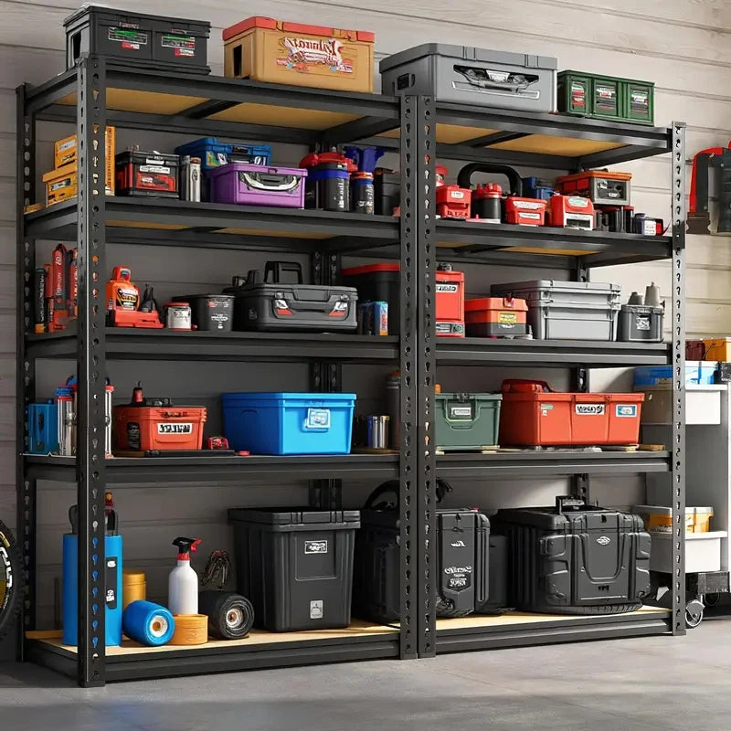 72"/60"H Garage Shelving Storage Shelves，2000LBS Capacity Heavy Duty Adjustable Storage Shelve For Closet