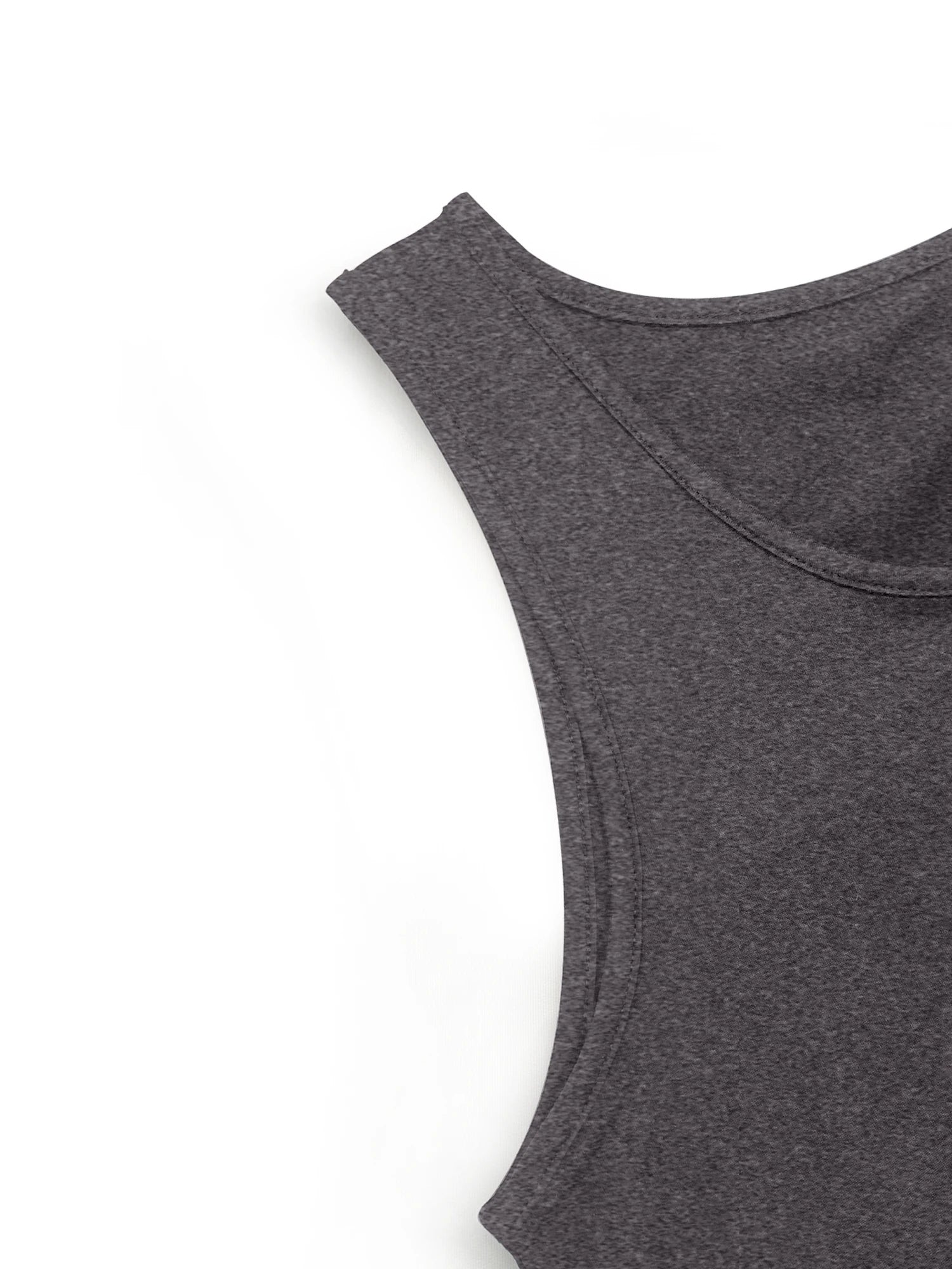 American Retro Sexy Solid Color Sleeveless A-Line Tank Dress Loose Mini Crew Neck T-Shirt Dress Summer Daily Wear