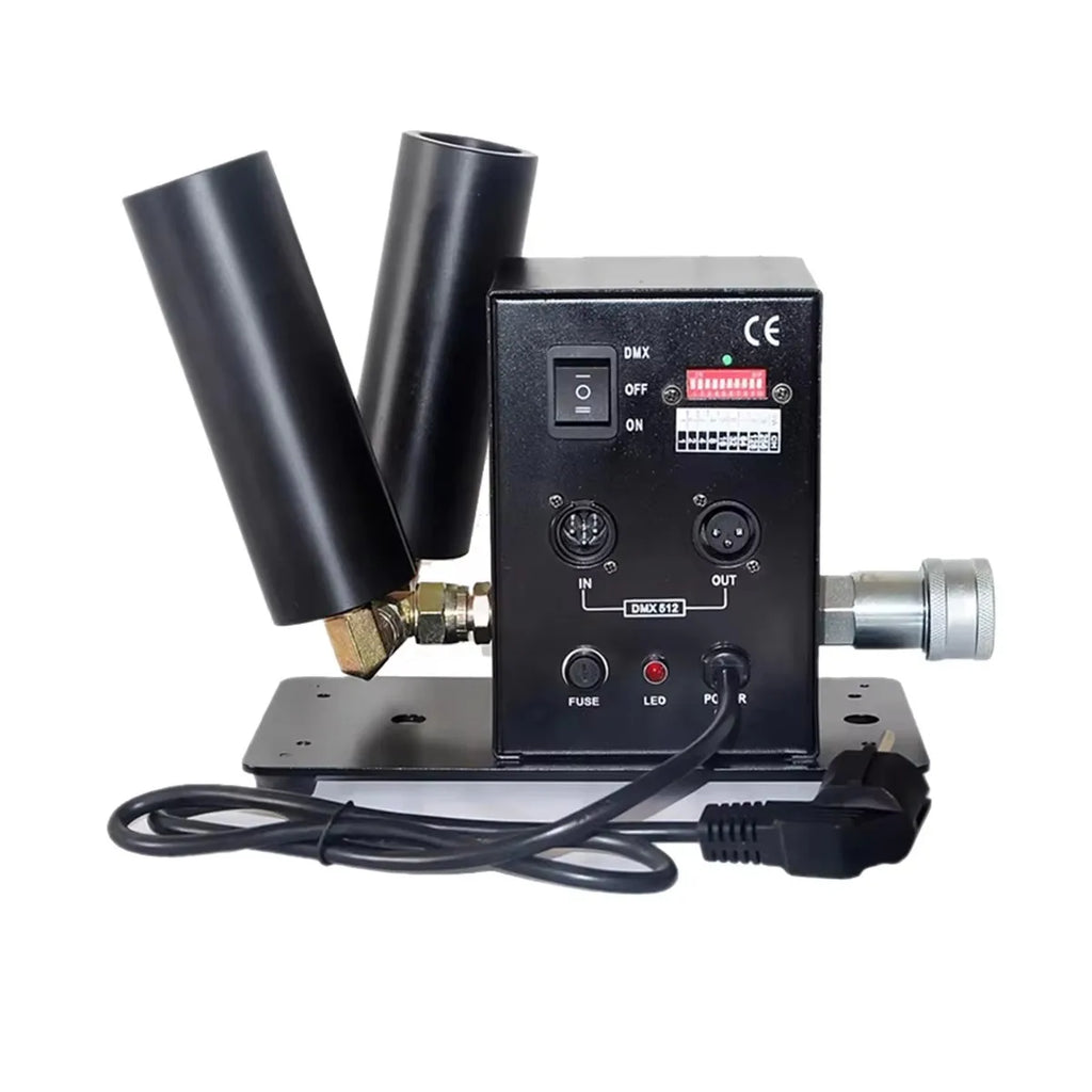 Double Pipe Air Column CO2 Jet Machine Spray Cryo Carbon Dioxide Gas Smoke Fogger With DMX512 DIP Switch or Remote Control